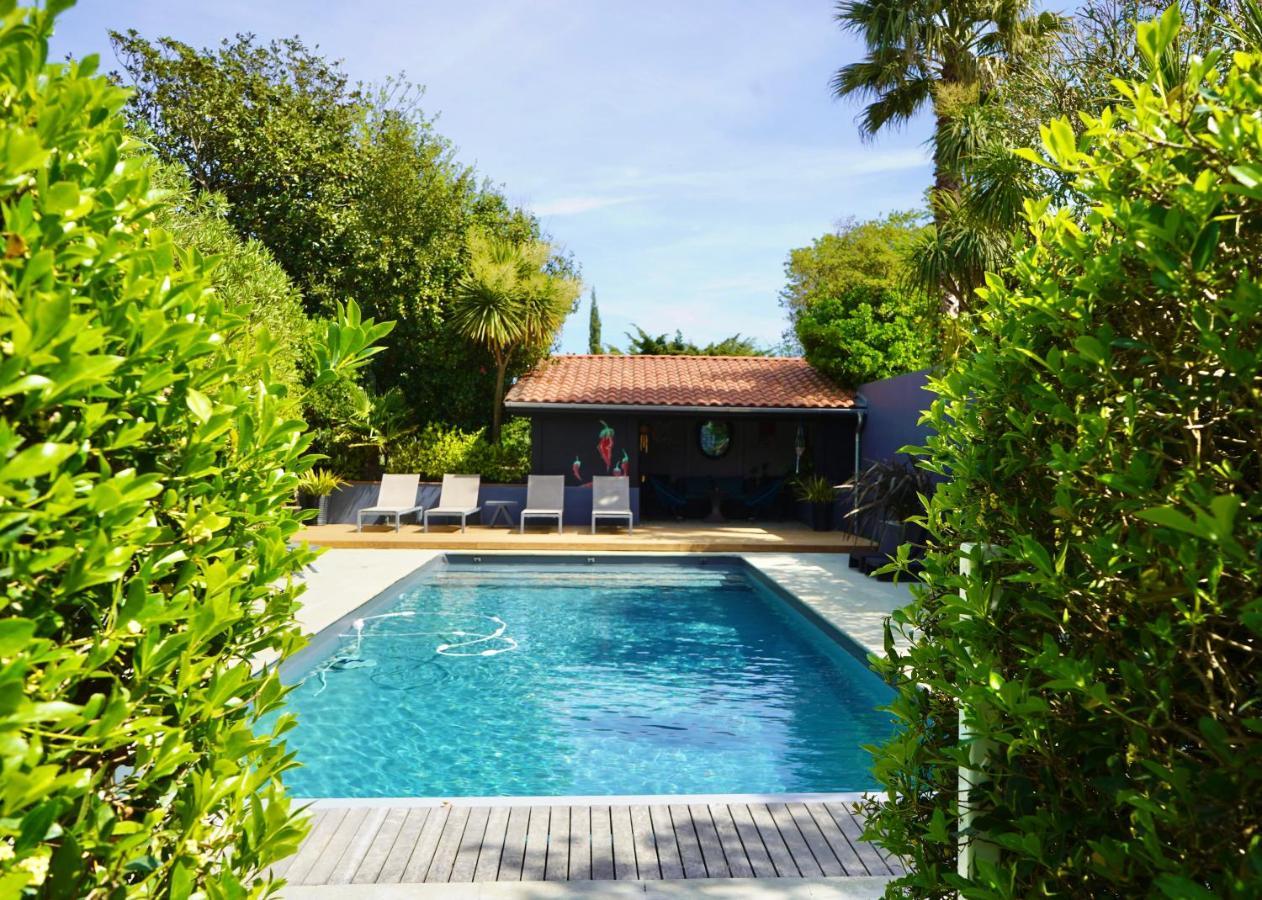 La Cabane D'Arbolateia Piscine & Spa Bidart Exterior foto